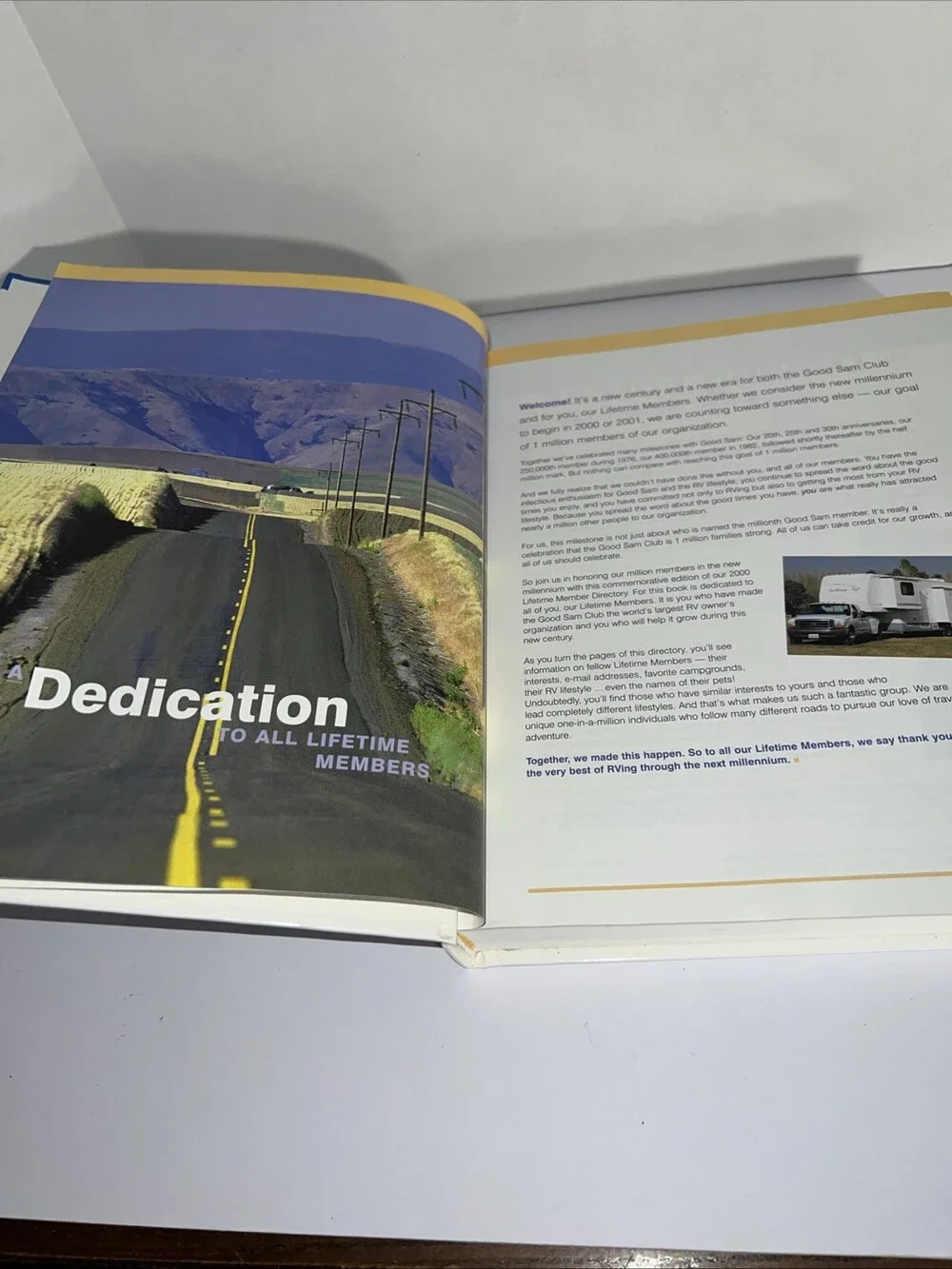 The Good Sam Club’s Lifetime Member Directory 2000 Commemorative Edition Rare